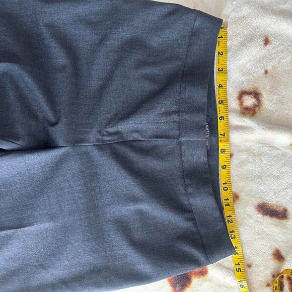 Lafayette 148 - "Menswear" Grey Wool Blend Pants - Picture 4 of 8